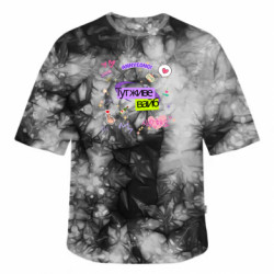 Футболки тай-дай оверсайз FATLINE - FATLINE