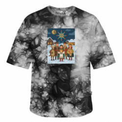 Футболки тай-дай оверсайз FATLINE