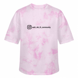 Футболки тай-дай оверсайз FATLINE - FATLINE