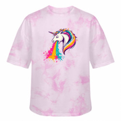 Футболки тай-дай оверсайз FATLINE - FATLINE