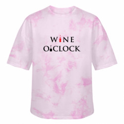 Футболка тай-дай оверсайз FATLINE Винна година 2 - FATLINE Футболка тай-дай оверсайз FATLINE Винна година 2