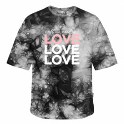 Футболки тай-дай оверсайз FATLINE - FATLINE