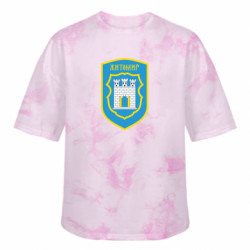 Футболка тай-дай оверсайз FATLINE Житомир герб