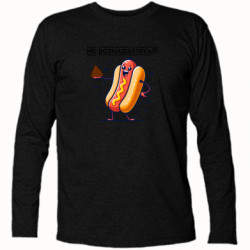 Футболка з довгим рукавом не розкидайтесь - FATLINE Футболка з довгим рукавом не розкидайтесь