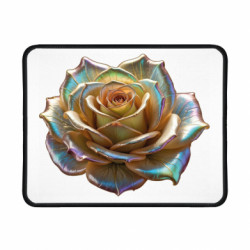 Игровой коврик для мыши Золотая перламутровая роза - FATLINE Игровой коврик для мыши Золотая перламутровая роза