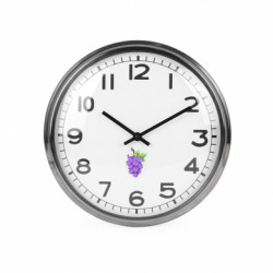 Часы настенные Beam Кот-виноград - FATLINE Часы настенные Beam Кот-виноград