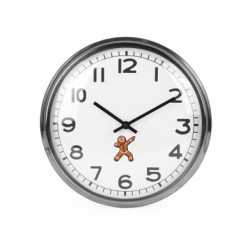 Годинник настінний Beam Імбирний Пряниковий чоловічок диско - FATLINE Годинник настінний Beam Імбирний Пряниковий чоловічок диско