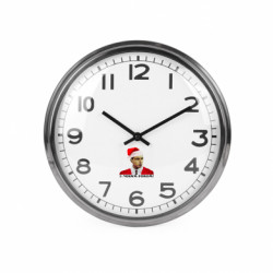 Часы настенные Beam Степан Бандера санта - FATLINE Часы настенные Beam Степан Бандера санта