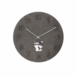 Часы настенные Concept Котик С Пистолетами - FATLINE Часы настенные Concept Котик С Пистолетами