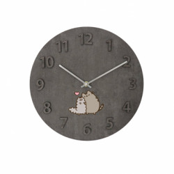 Часы настенные Concept Pusheen and Stromy - FATLINE Часы настенные Concept Pusheen and Stromy