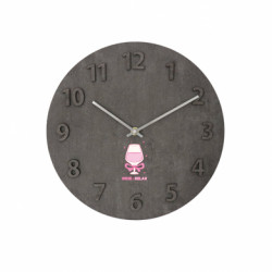 Часы настенные Concept Розовый релакс в бокале - FATLINE Часы настенные Concept Розовый релакс в бокале