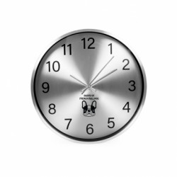 Годинник настінний SilverTime Daddy of french bulldog - FATLINE Годинник настінний SilverTime Daddy of french bulldog