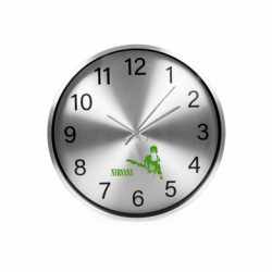 Часы настенные SilverTime Гитарист Nirvana - FATLINE Часы настенные SilverTime Гитарист Nirvana