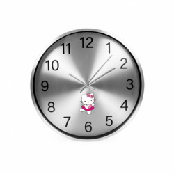 Годинник настінний SilverTime Kitty балярина - FATLINE Годинник настінний SilverTime Kitty балярина