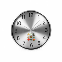 Часы настенные SilverTime Разноцветные тыквы - FATLINE Часы настенные SilverTime Разноцветные тыквы