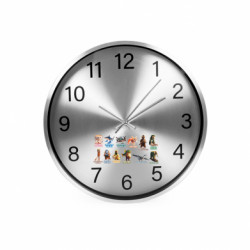 Часы настенные SilverTime Мемы нейросети - FATLINE Часы настенные SilverTime Мемы нейросети