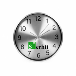 Часы настенные SilverTime Сергей - FATLINE Часы настенные SilverTime Сергей