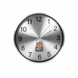 Часы настенные SilverTime Сова за макбуком - FATLINE Часы настенные SilverTime Сова за макбуком