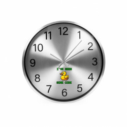 Часы настенные SilverTime Я видел некоторый код - FATLINE Часы настенные SilverTime Я видел некоторый код