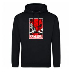 Худи мужское чорное (М) Samurai Cyberpunk  - FATLINE