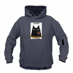 Худи детская премиум FATLINE Чёрный кот - пятница - FATLINE Худи детская премиум FATLINE Чёрный кот - пятница