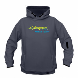 Худи детская премиум FATLINE Cyberpunk 2077 Phantom Liberty Logo - FATLINE Худи детская премиум FATLINE Cyberpunk 2077 Phantom Liberty Logo