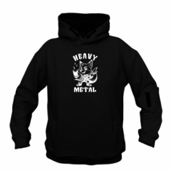 Худи детская премиум FATLINE Fox Heavy metal black - FATLINE Худи детская премиум FATLINE Fox Heavy metal black