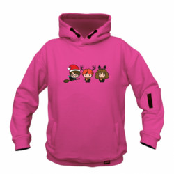 Худи детская премиум FATLINE Гарри Поттер и друзья новогодние - FATLINE Худи детская премиум FATLINE Гарри Поттер и друзья новогодние