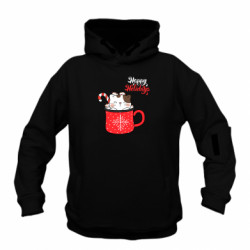 Худи детская премиум FATLINE Happy Christmas Holiday - FATLINE Худи детская премиум FATLINE Happy Christmas Holiday