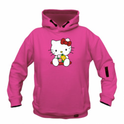 Худі дитяча преміум FATLINE Kitty з букетиком - FATLINE Худі дитяча преміум FATLINE Kitty з букетиком