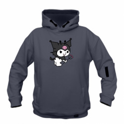 Худі дитяча преміум FATLINE Kuromi devil - FATLINE Худі дитяча преміум FATLINE Kuromi devil