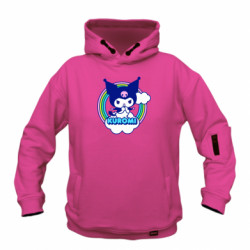 Худі дитяча преміум FATLINE Kuromi Rainbow - FATLINE Худі дитяча преміум FATLINE Kuromi Rainbow