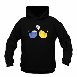 Худи детская премиум FATLINE Люблю Украину птичка - FATLINE Худи детская премиум FATLINE Люблю Украину птичка