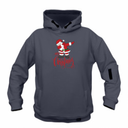 Худи детская премиум FATLINE Merry Christmas Santa Dabbing - FATLINE Худи детская премиум FATLINE Merry Christmas Santa Dabbing