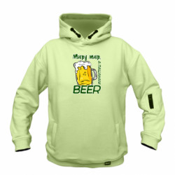 Худи детская премиум FATLINE Миру - мир, пацанам - beer - FATLINE Худи детская премиум FATLINE Миру - мир, пацанам - beer