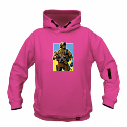 Худи детская премиум FATLINE Принт Воин ВСУ - FATLINE Худи детская премиум FATLINE Принт Воин ВСУ