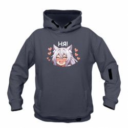 Худі дитяча преміум FATLINE Закохана дівчинка з вушками - FATLINE Худі дитяча преміум FATLINE Закохана дівчинка з вушками