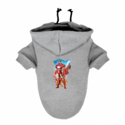Худи для собаки Avengers iron man drawing - FATLINE Худи для собаки Avengers iron man drawing