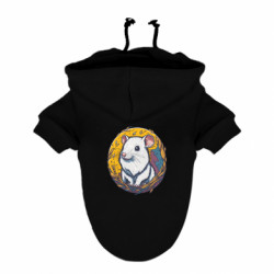 Худи для собаки Белая крыса - FATLINE Худи для собаки Белая крыса