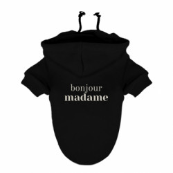 Худи для собаки Bonjour Madame - FATLINE Худи для собаки Bonjour Madame