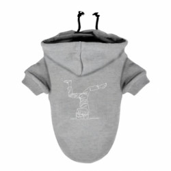 Худі для собаки Брейкданс обертання на голові монолайн - FATLINE Худі для собаки Брейкданс обертання на голові монолайн