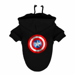 Худі для собаки Captain America 3D Shield - FATLINE Худі для собаки Captain America 3D Shield