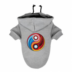Худі для собаки Captain America & Iron Man - FATLINE Худі для собаки Captain America & Iron Man