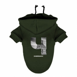 Худи для собаки Chernihiv Black & White - FATLINE Худи для собаки Chernihiv Black & White