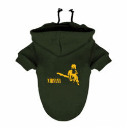 Худи для собаки Гитарист Nirvana - FATLINE Худи для собаки Гитарист Nirvana