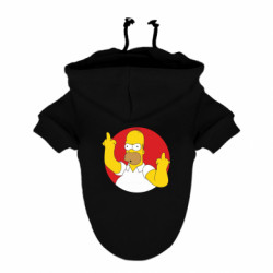 Худі для собаки Гомер Факи - FATLINE Худі для собаки Гомер Факи