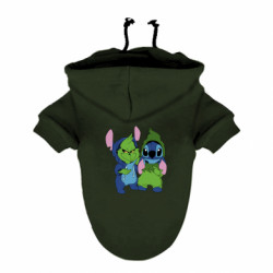 Худи для собаки Гринч и Стич - FATLINE Худи для собаки Гринч и Стич