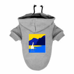 Худі для собаки Гусак -де я? - FATLINE Худі для собаки Гусак -де я?