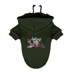 Худи для собаки Мстители Арт - FATLINE Худи для собаки Мстители Арт