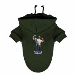 Худи для собаки Мяускул фортнайт - FATLINE Худи для собаки Мяускул фортнайт